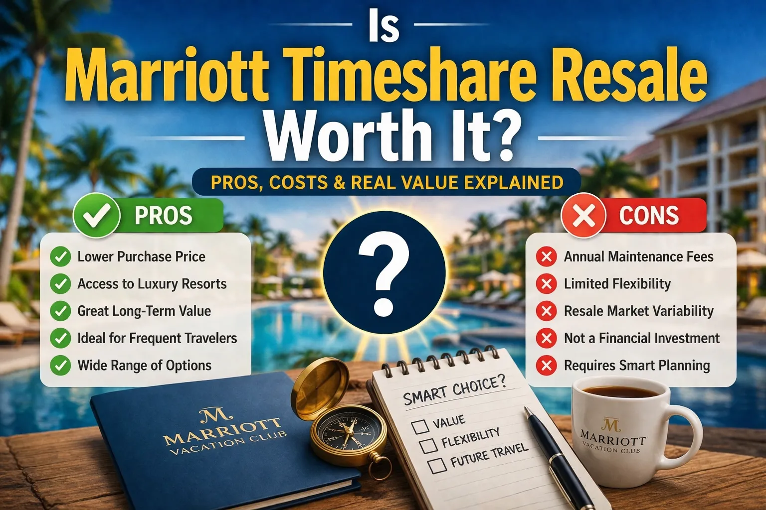 Marriott timeshare resale worth it explained with costs and benefits