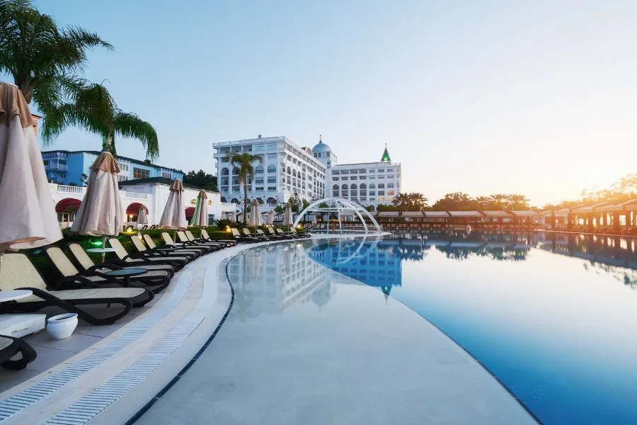 Luxury beachfront timeshare resort representing vacation ownership resale opportunities